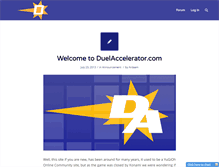 Tablet Screenshot of duelaccelerator.com